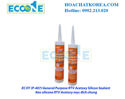 EC KY (P-407) General Purpose RTV Acetoxy Silicon Sealant Keo silicone RTV Acetoxy mục đích chung